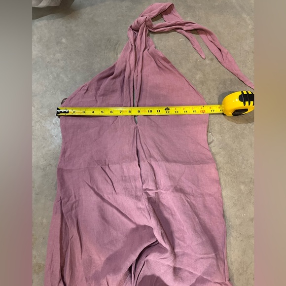 NWT: Zara Linen Halter Dress sz small - Picture 5 of 5